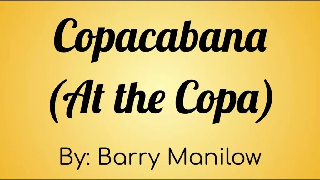 Copacabana Lyrics