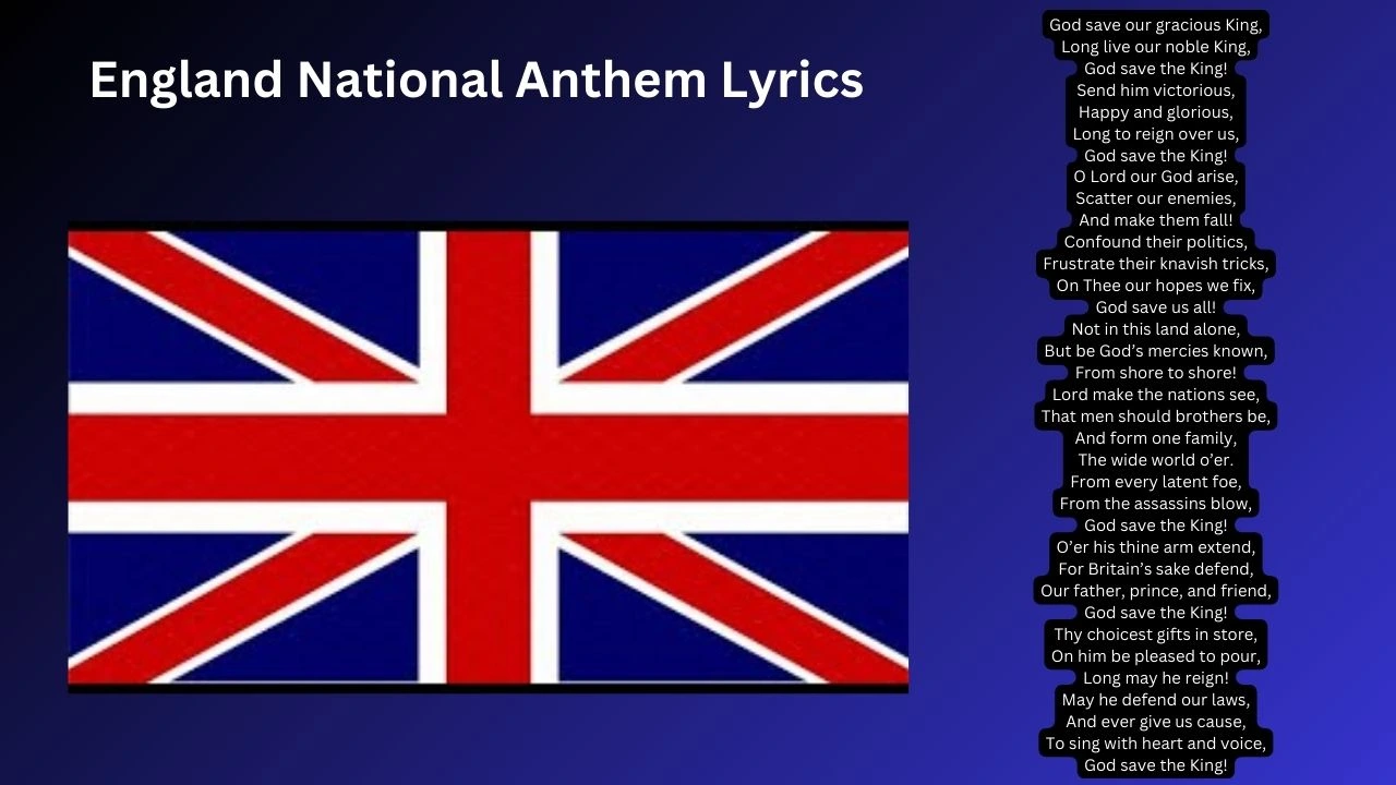 England National Anthem Lyrics